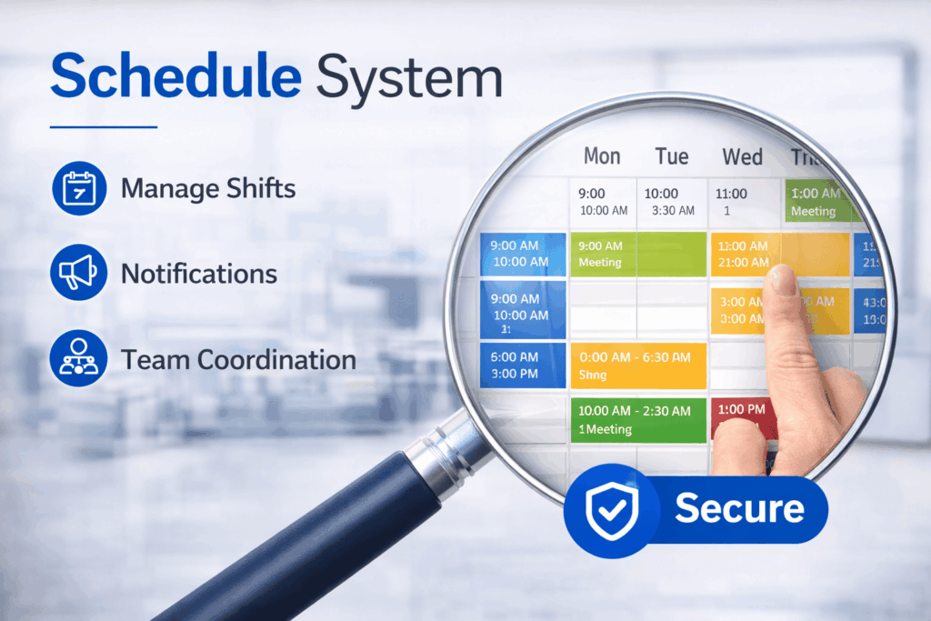 Stop Manual Rostering with a Schedule System - Smart Touch Technology